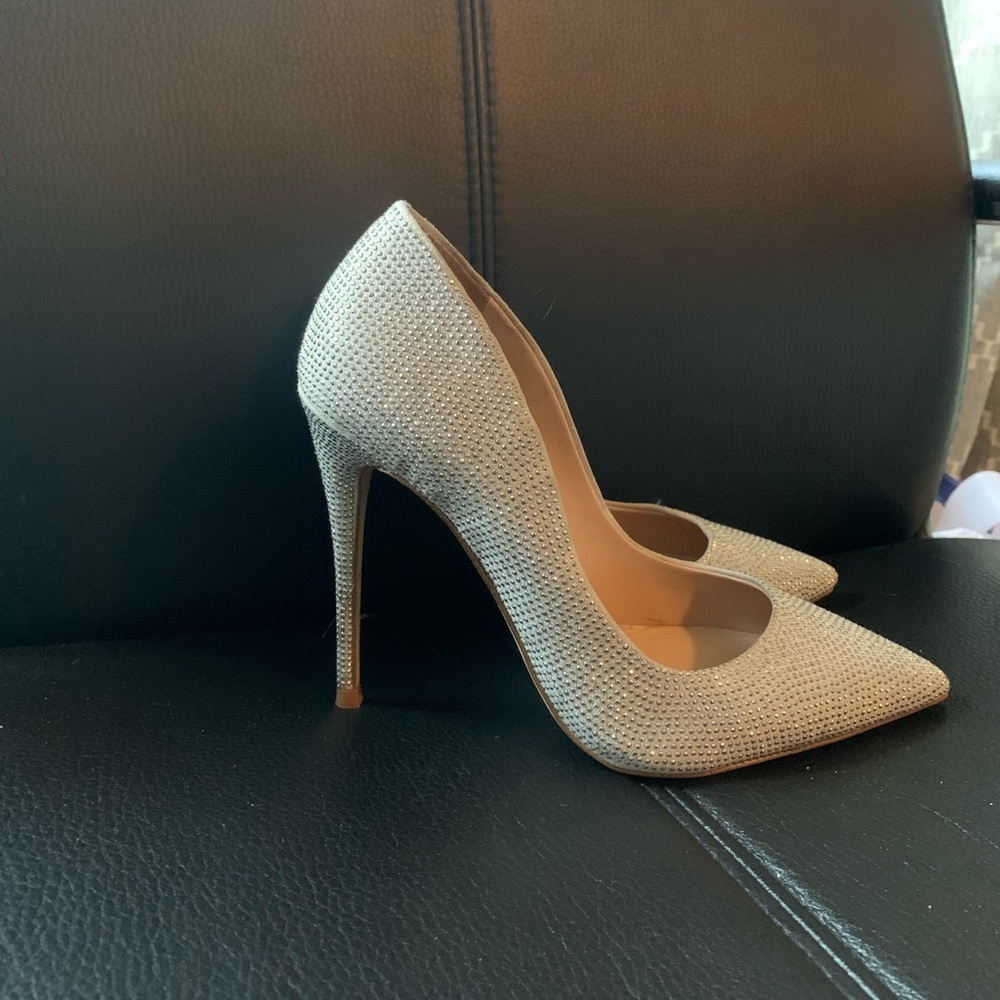 Aldo Bedazzled Heels (rhinestone) size 5